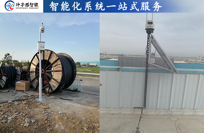 南京江宁区某厂区室外监控系统施工案例