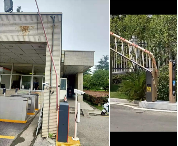 小区车牌识别图片