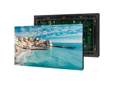 医院户外LED显示屏安装-Q6.6-E 全彩LED显示屏