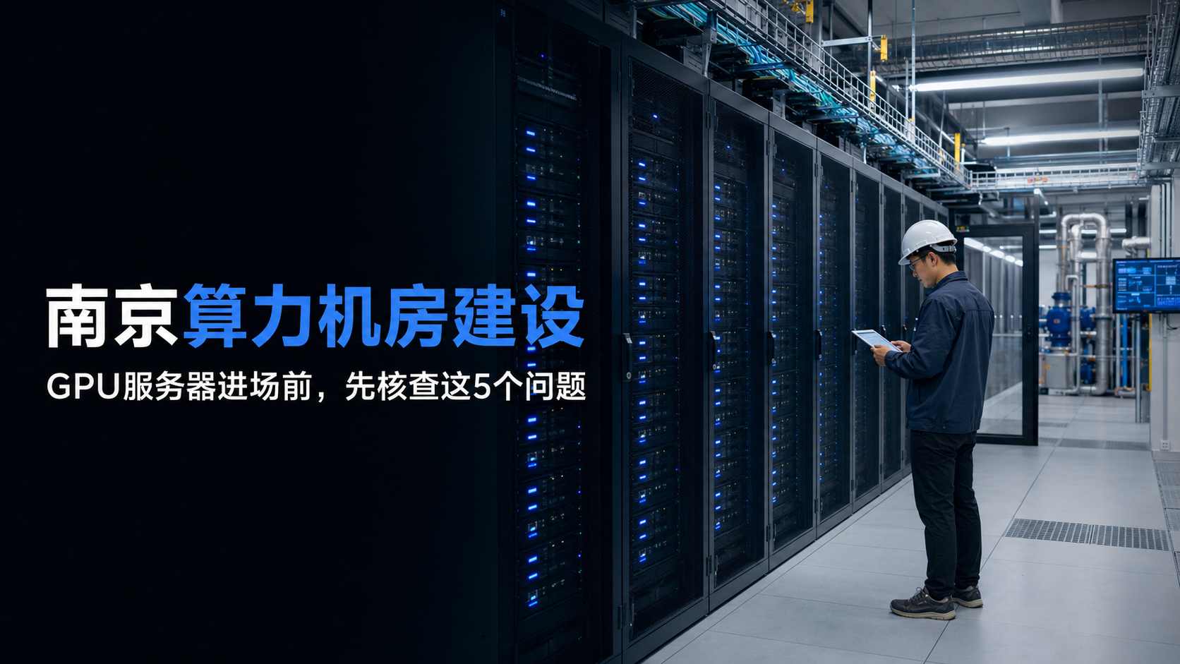南京算力机房建设进入3.6万P时代：企业部署GPU服务器前，先核查这5个问题