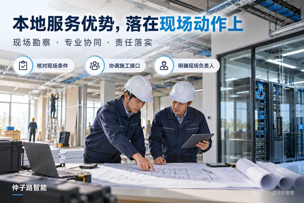 全国竞争扩大后，南京弱电公司如何证明现场交付能力？